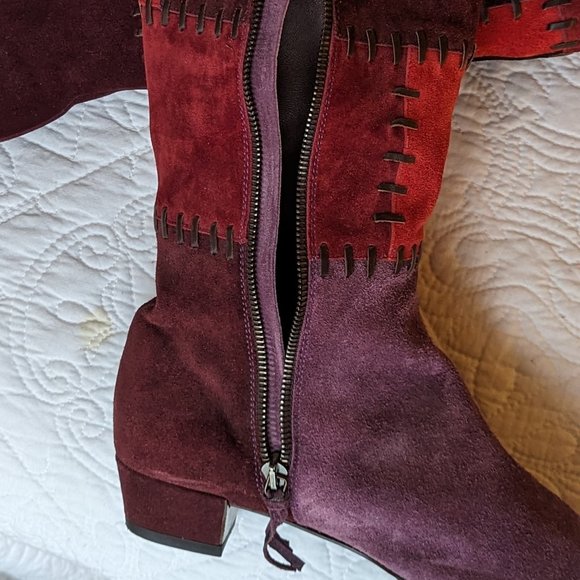 Miu Miu suede low heeled boot  Size 8.5 NWOT - Picture 10 of 16